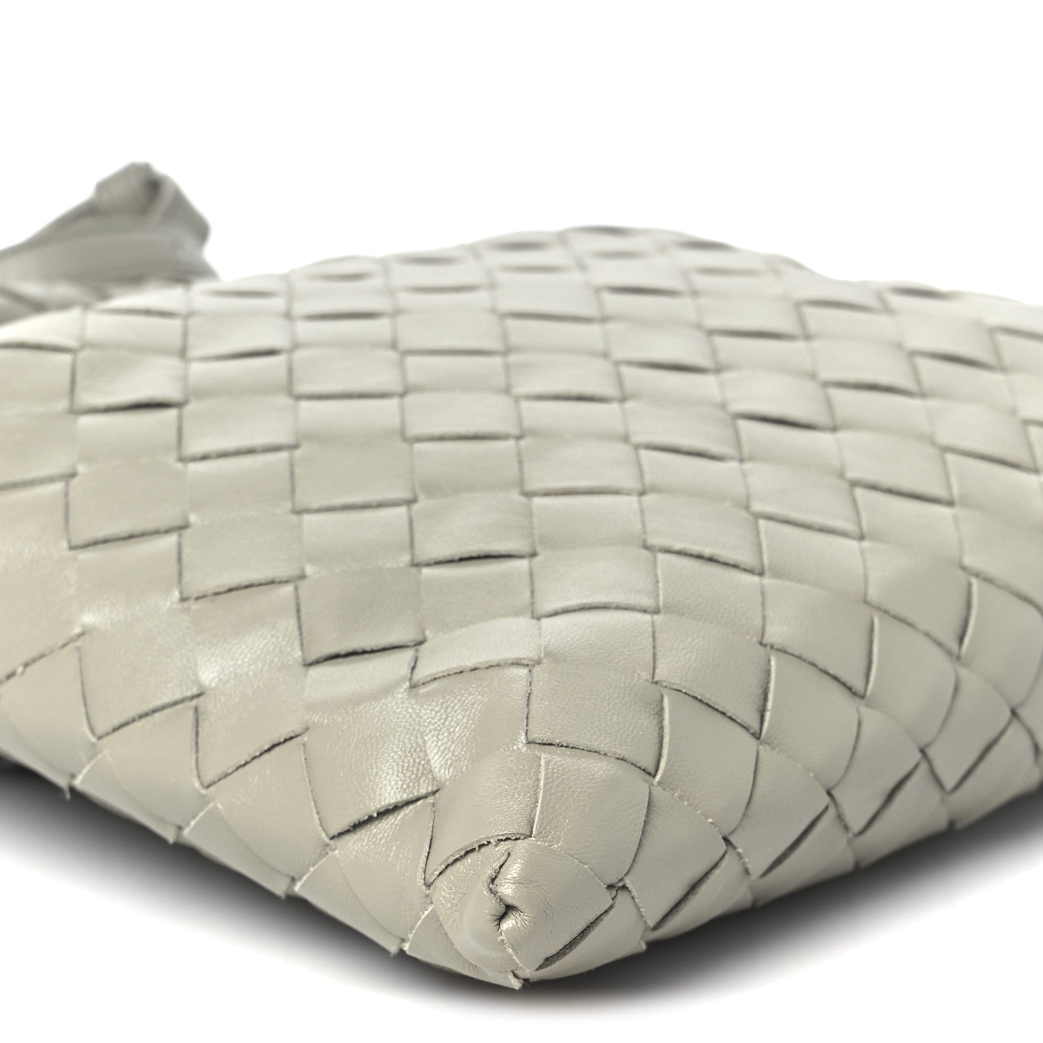 Calfskin Intrecciato Mini Hop Travertine