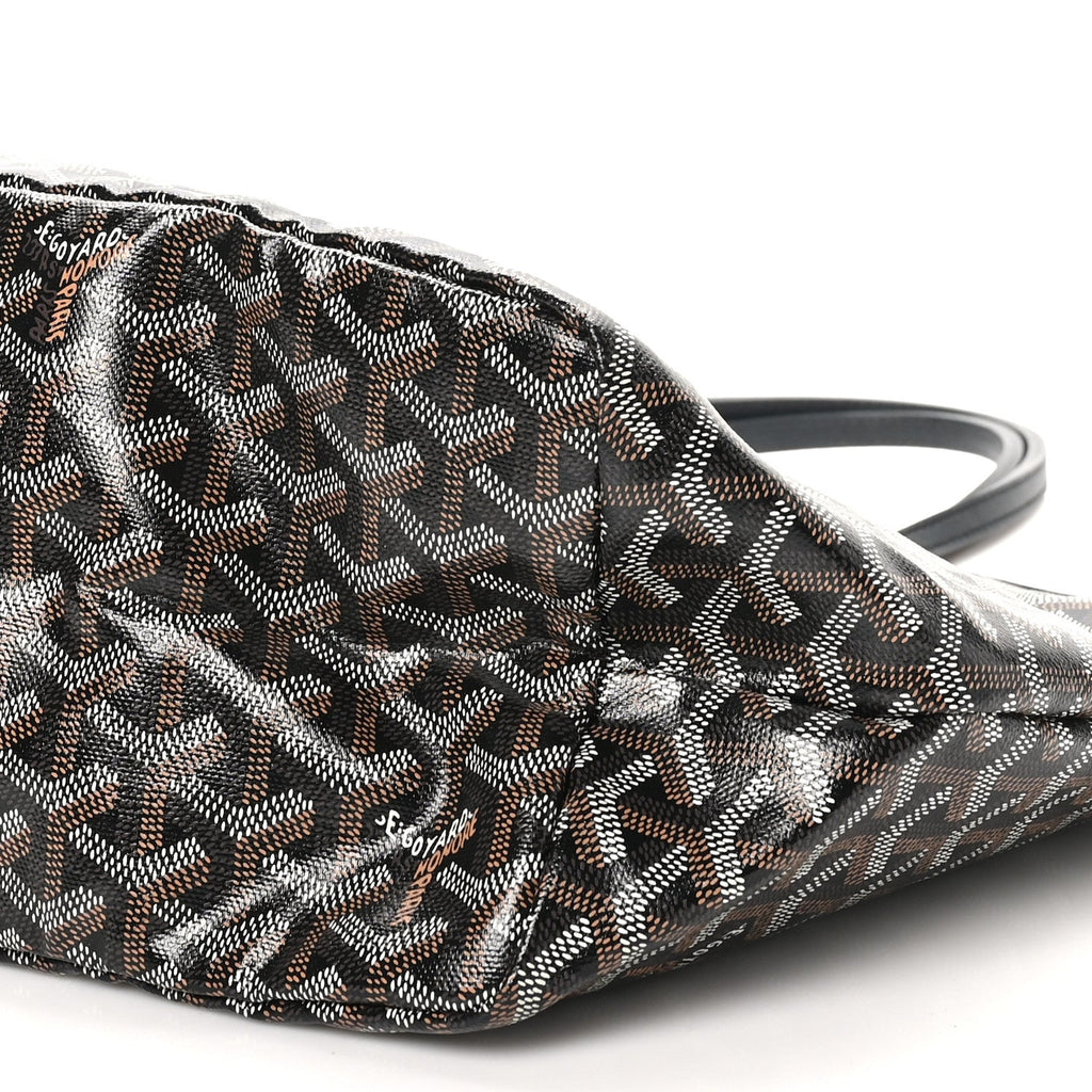 Goyardine Coeur Saint Louis PM Black