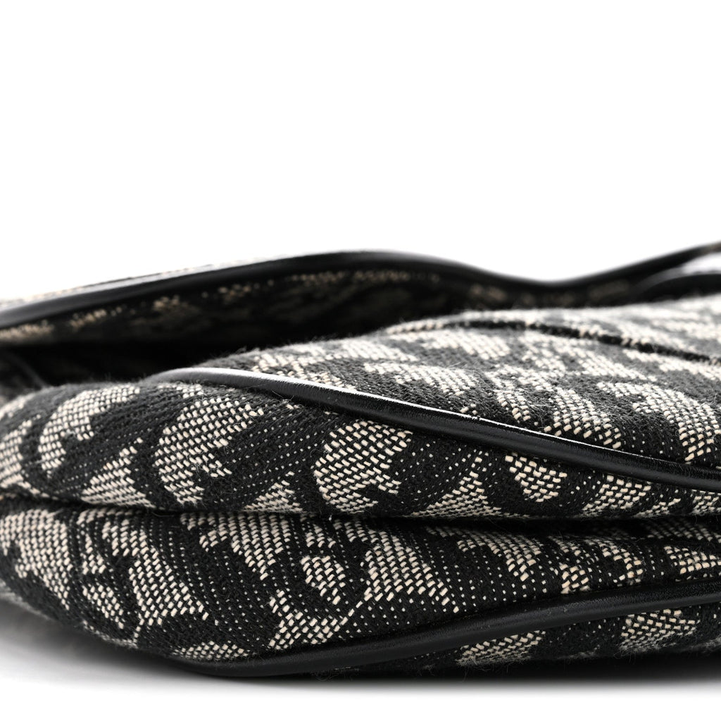 Monogram Saddle Bag Black