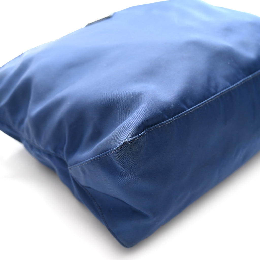 Tessuto Nylon Saffiano Tote Cobalto