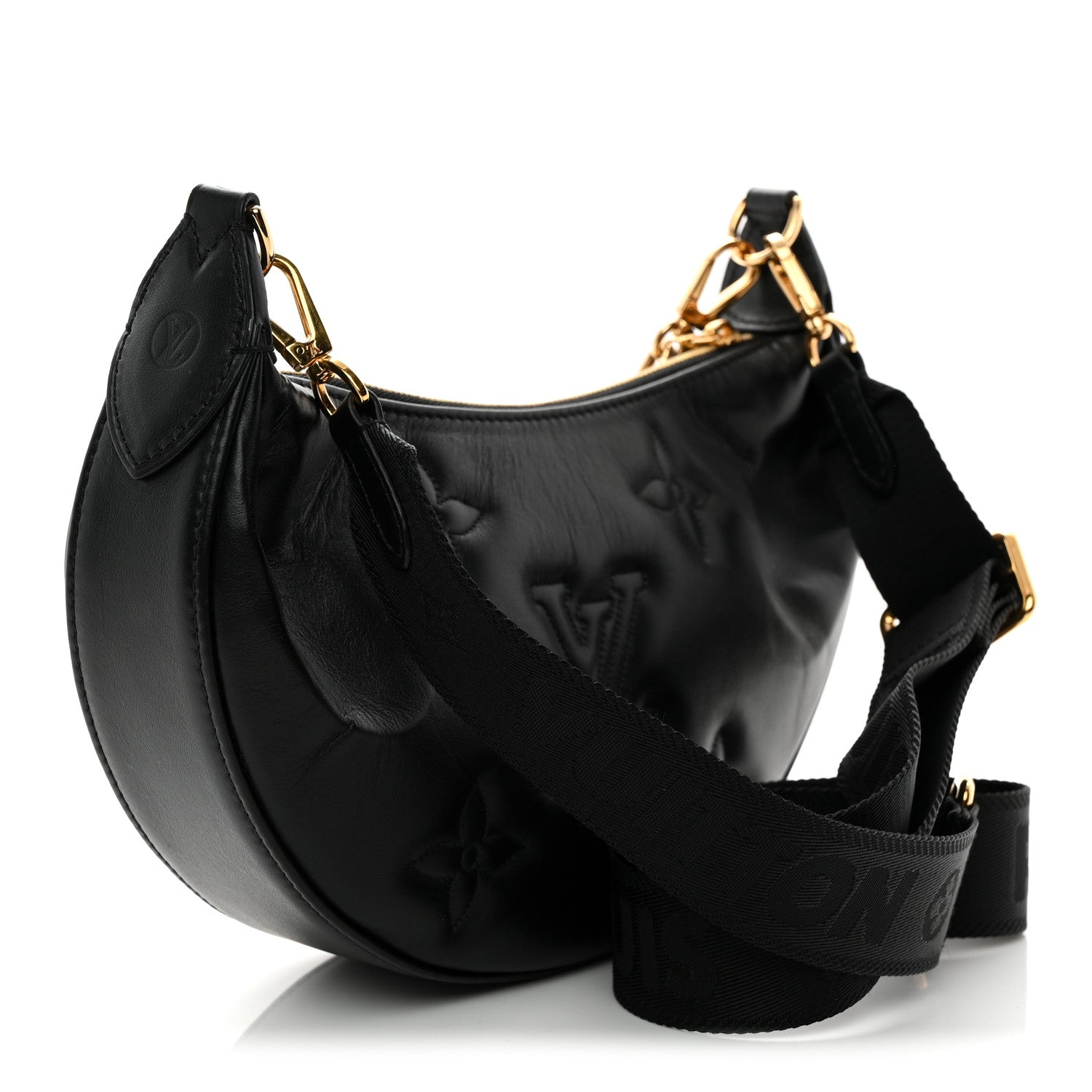 Calfskin Bubblegram Over The Moon Black