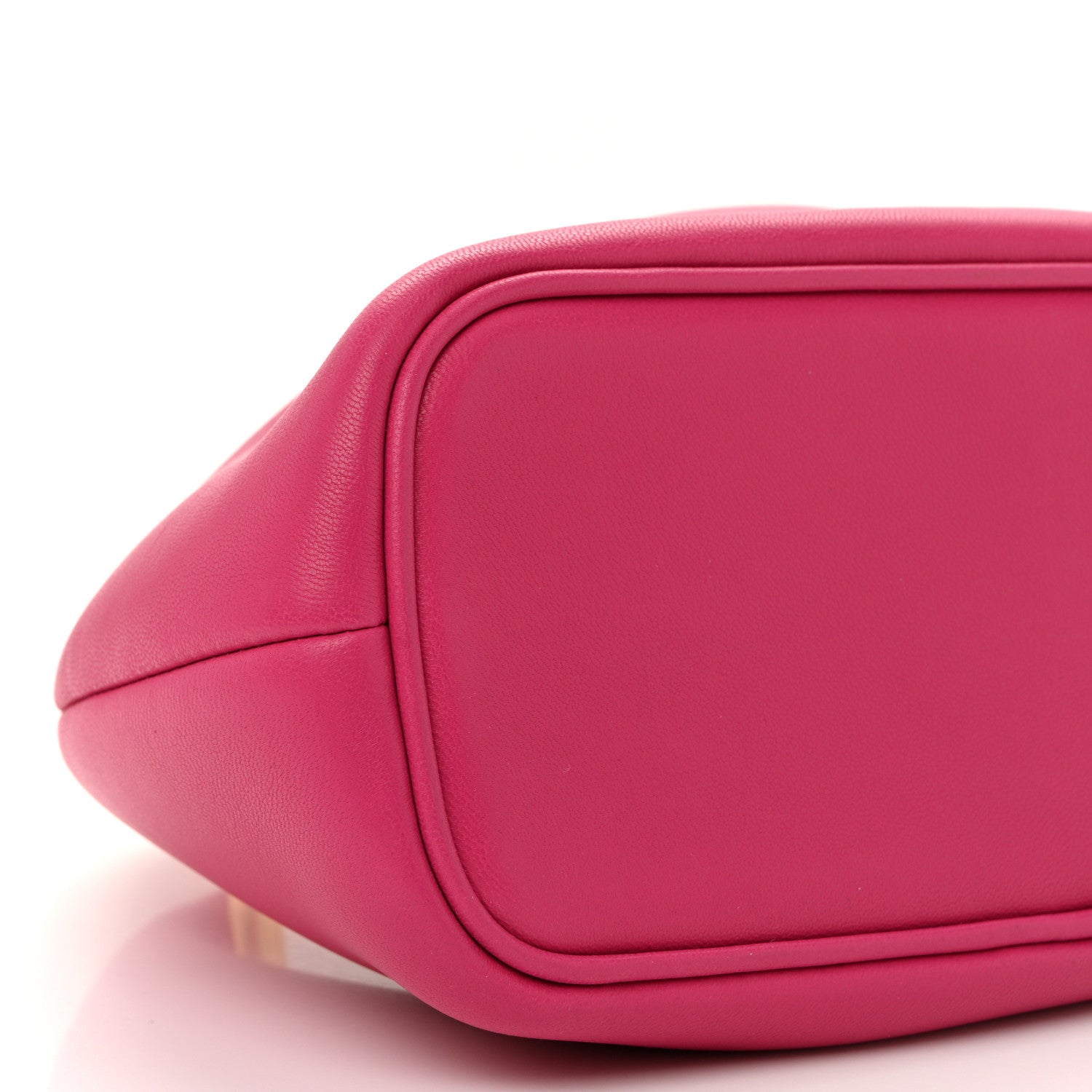 Calfskin Le Petit Calino Ring Top Handle Bag Dark Pink