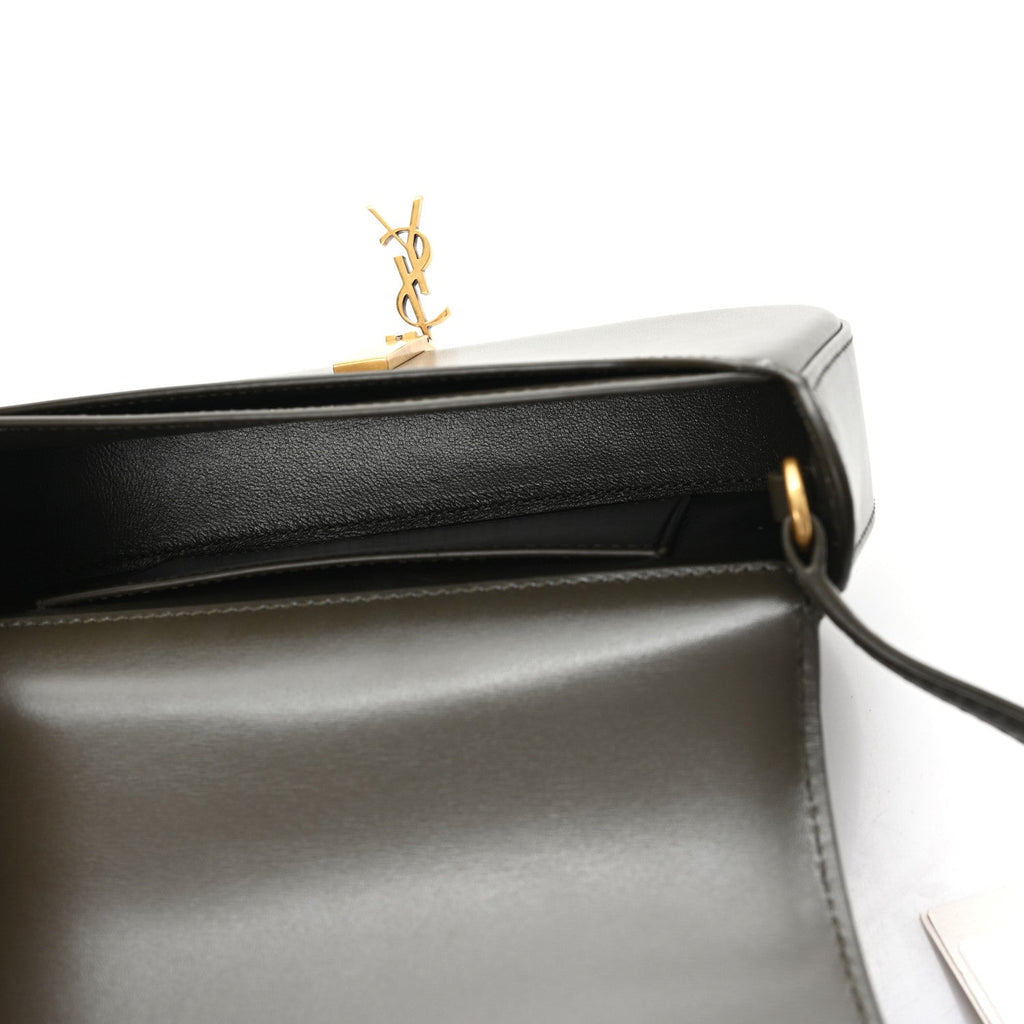 Box Calfskin Mini Voltaire Shoulder Bag Deep Musk
