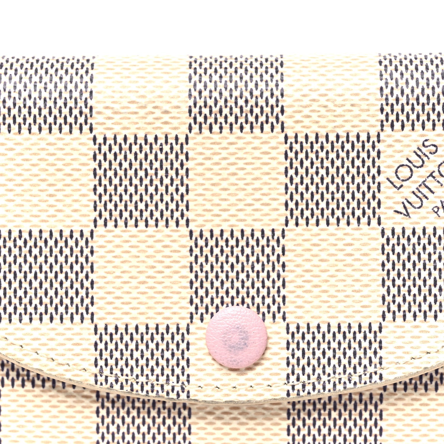 Damier Azur Rosalie Coin Purse Rose Ballerine
