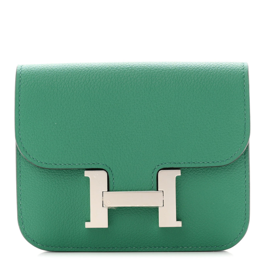 Evercolor Constance Slim Wallet Vert Vertigo