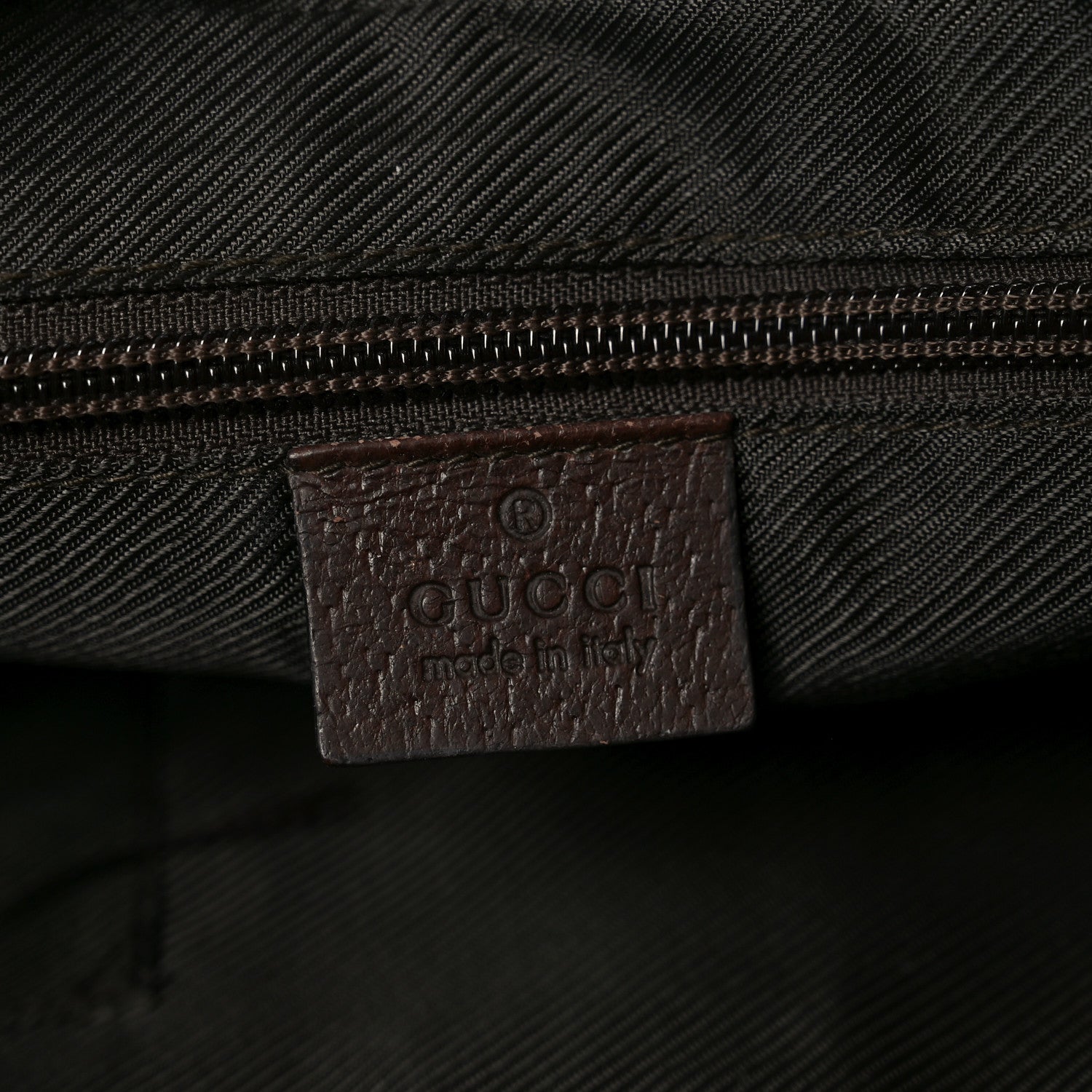 Monogram Medium Half Moon Hobo Dark Brown