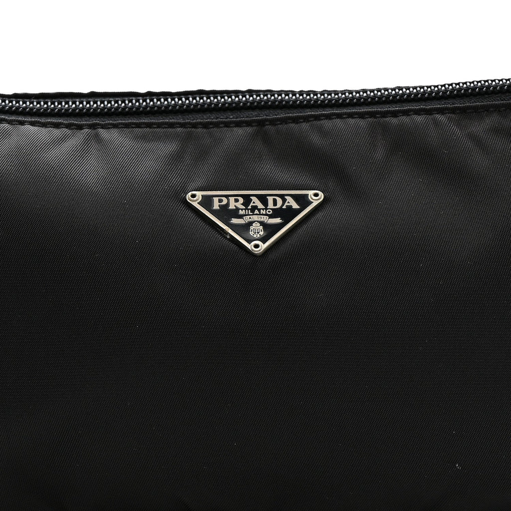 Tessuto Nylon Pochette Bag Black