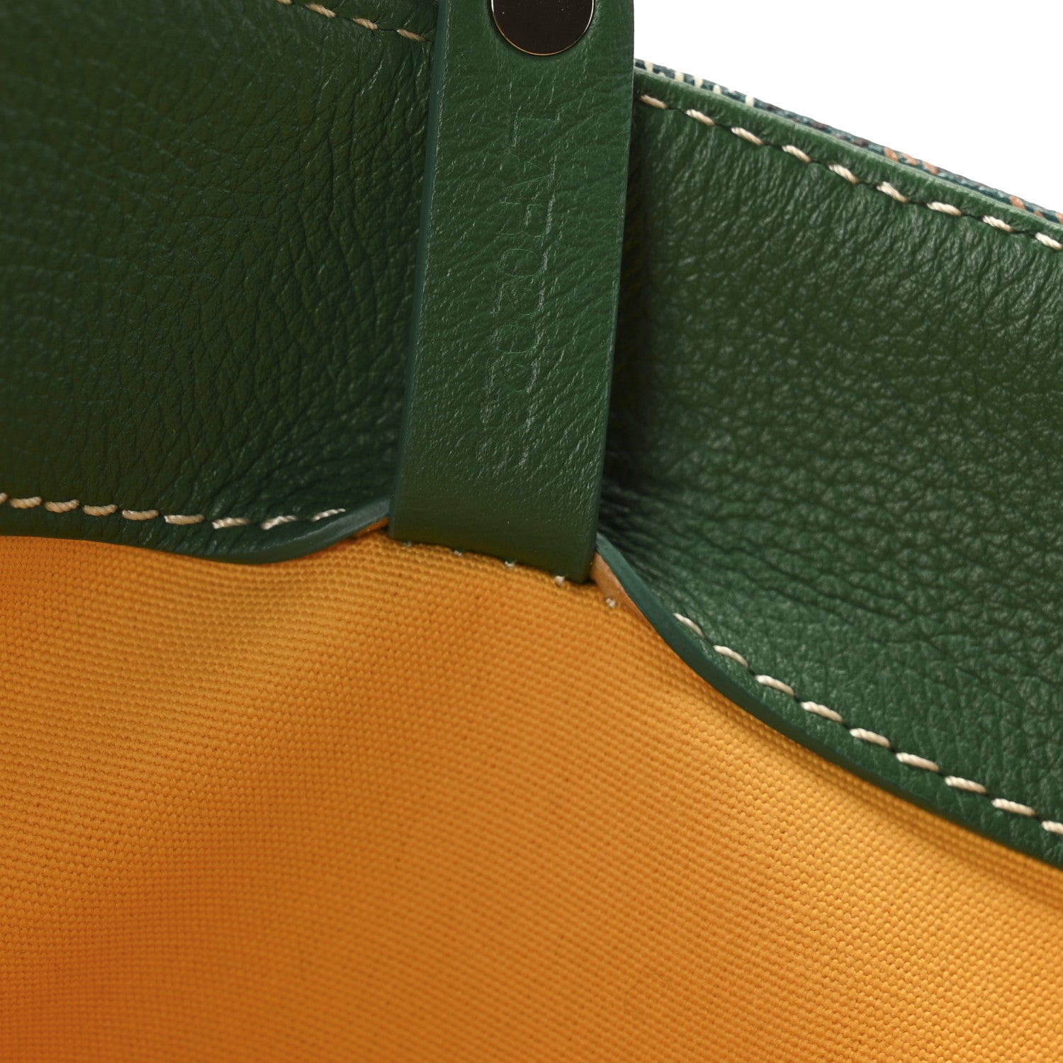 Goyardine Voltaire III Tote Green