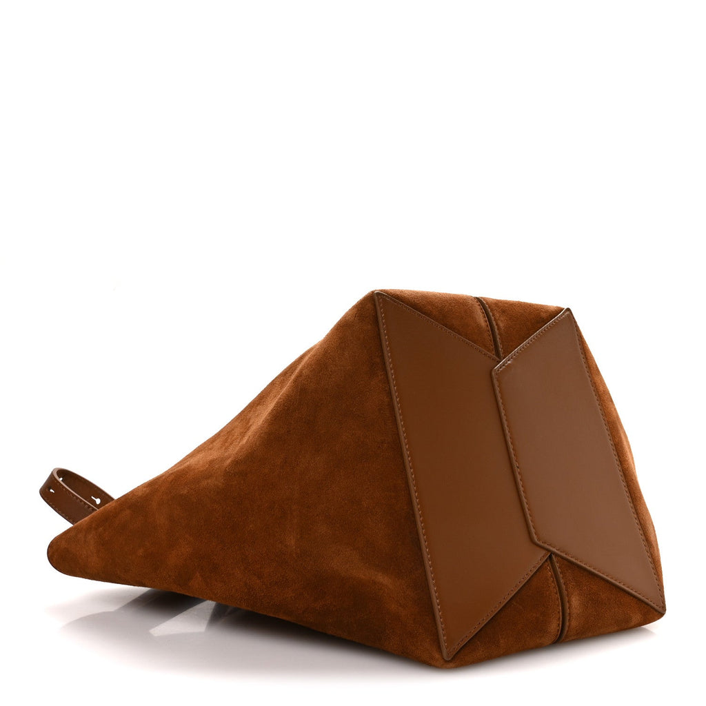 Suede Large Chelsea Tote Saddle