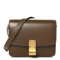 Box Calfskin Small Classic Box Flap Bag Camel