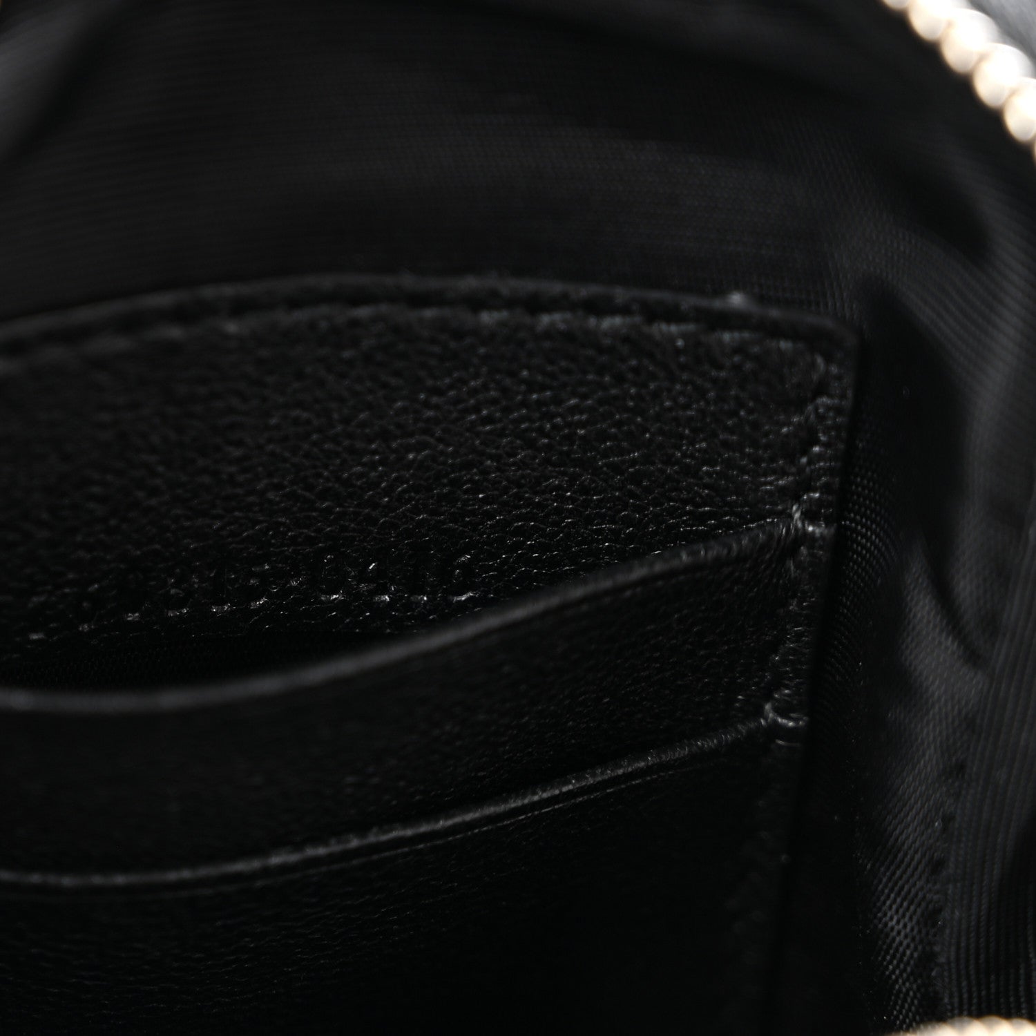 Sakai Be Green Calfskin Diagonal Stitched Mini Blondie Vertical Shoulder Bag Black