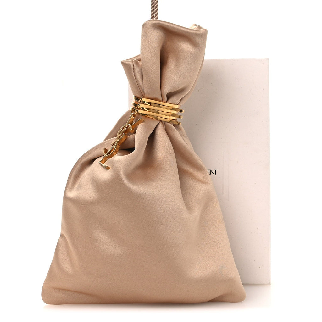 Satin Evening Pouch Nude Baby Nude