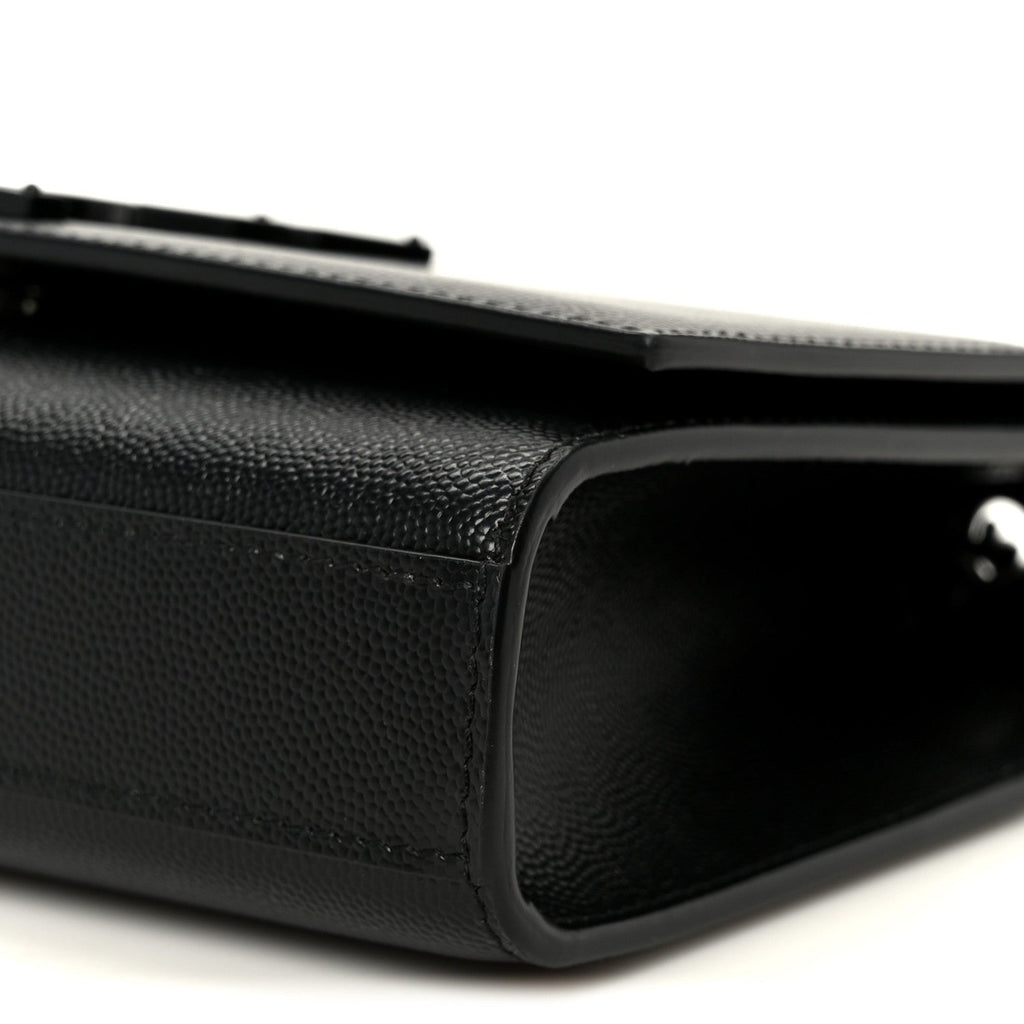 Grain De Poudre Small Classic Monogram Monochrome Kate Satchel Black