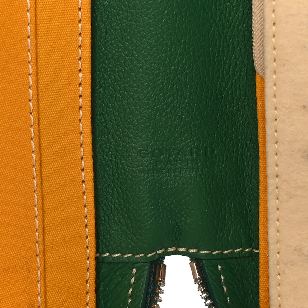 Goyardine Universal Companion Portfolio Green