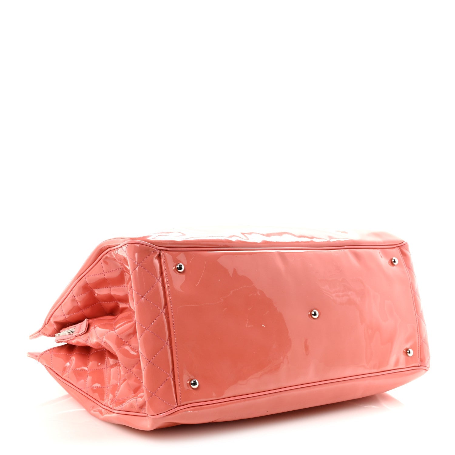 Vinyl Lipstick Ligne Tote Pink