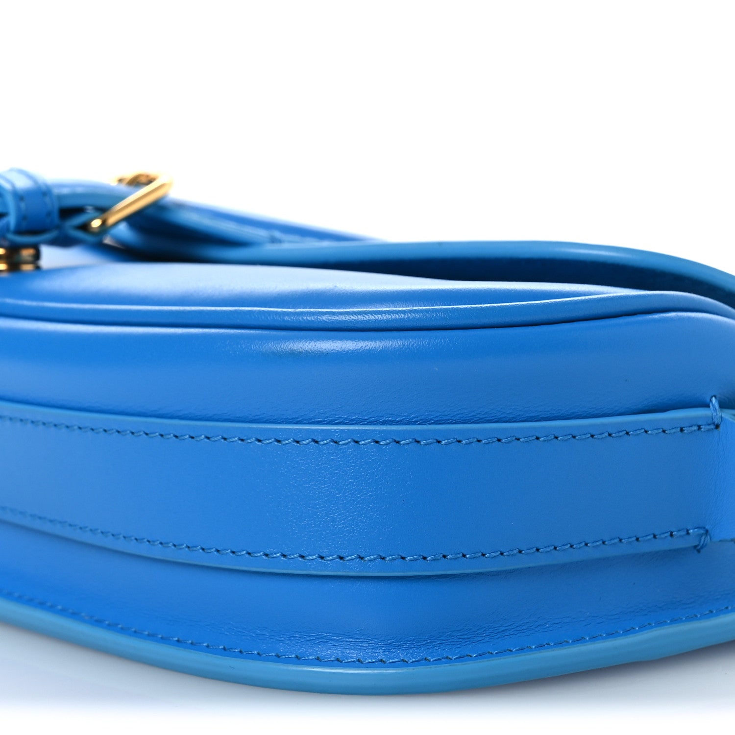 Box Calfskin East West Bobby Bag Reef Blue