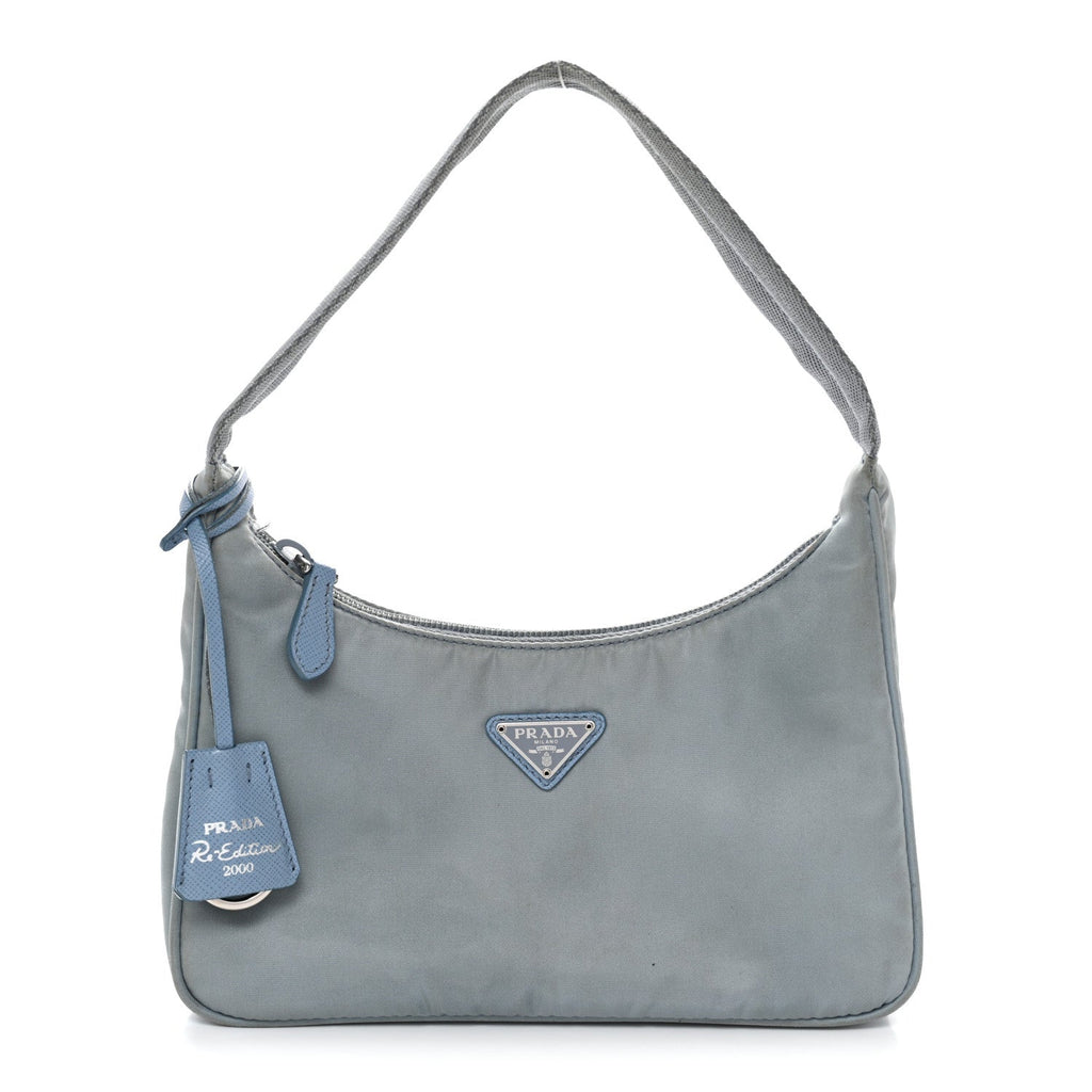 Tessuto Nylon Mini Re-Edition 2000 Bag Astrale