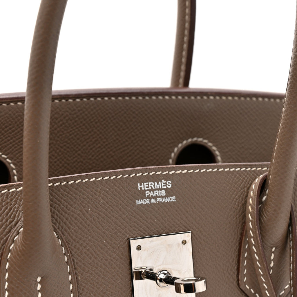 Epsom Birkin 30 Etoupe