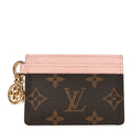 Monogram LV Charms  Holder Rose Ballerine