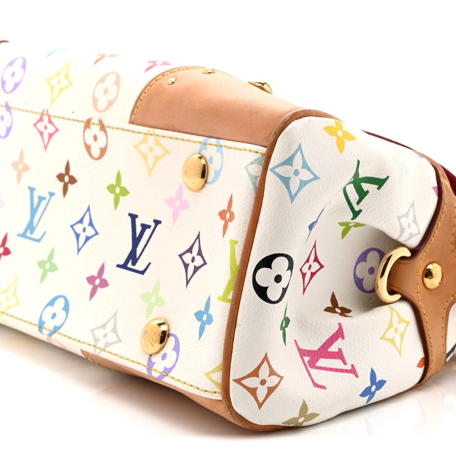 Monogram Multicolor Beverly MM White