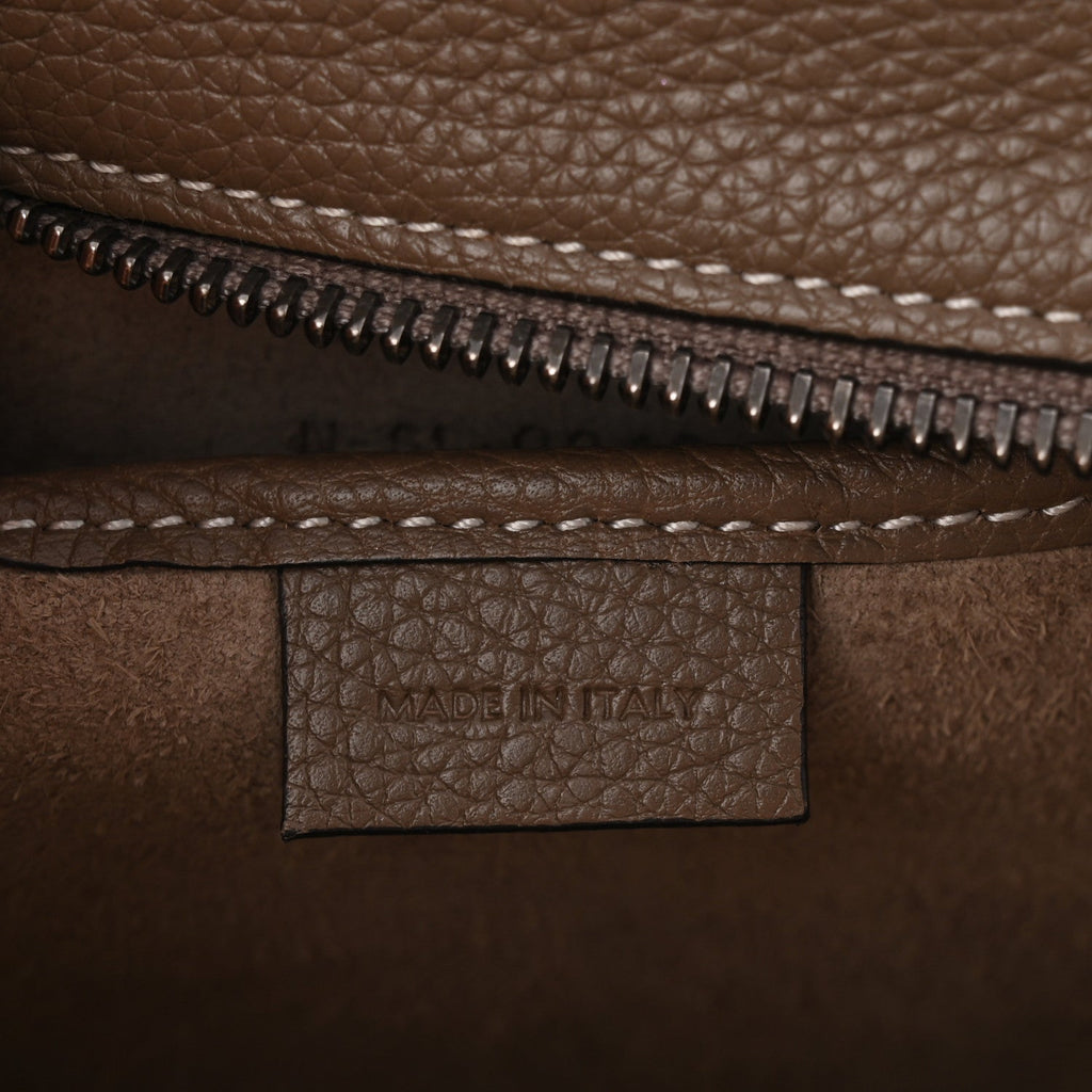 Drummed Calfskin Nano Luggage Souris