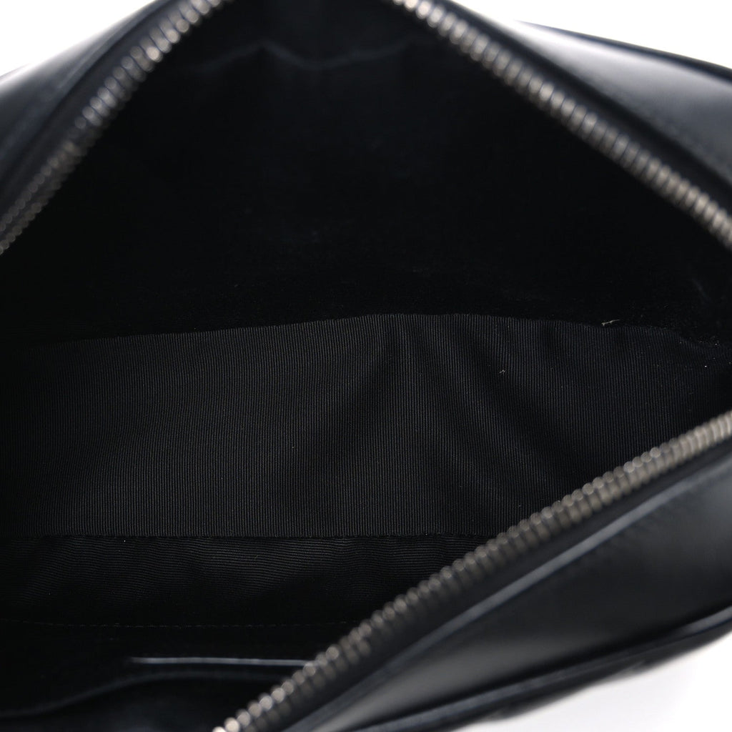 Calfskin Matelasse Monogram Lou Camera Bag Black
