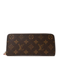 Monogram Clemence Wallet Fuchsia