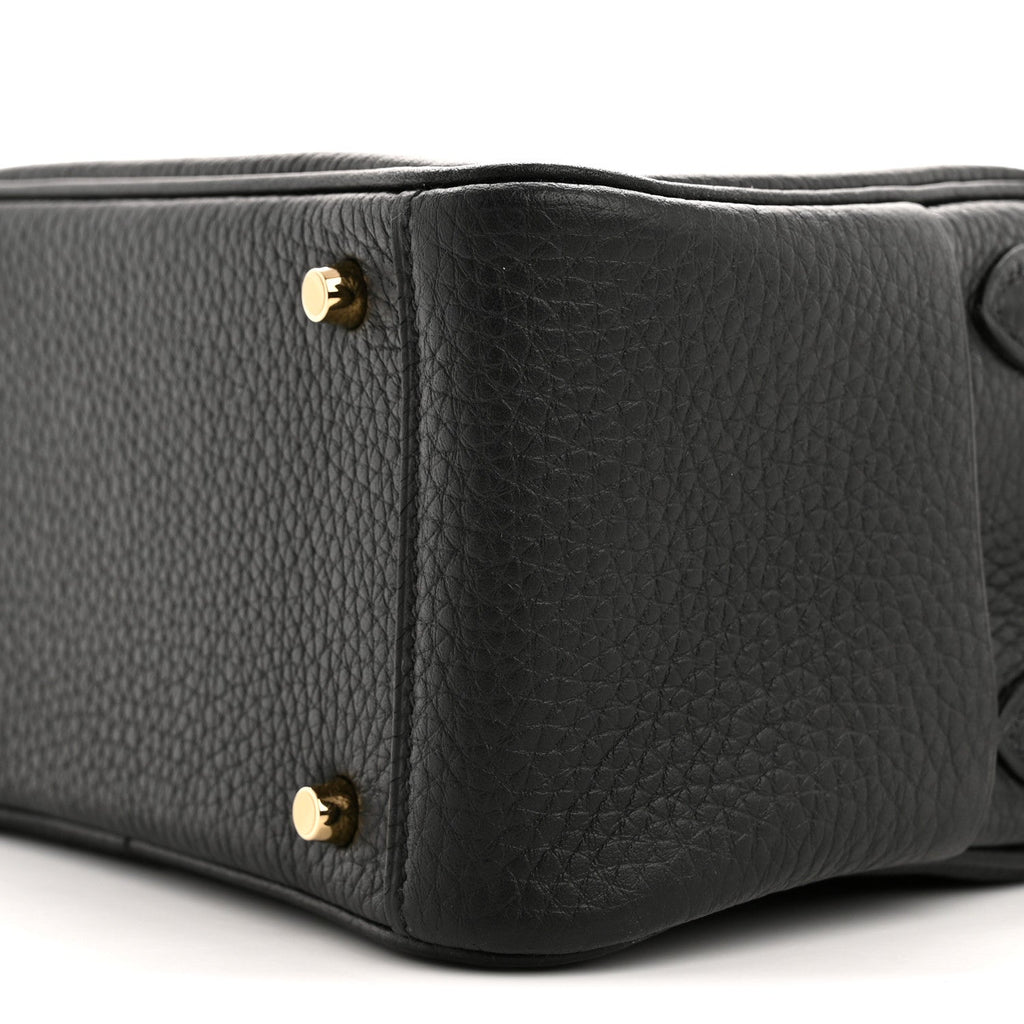 Taurillon Clemence Mini Lindy 20 Black