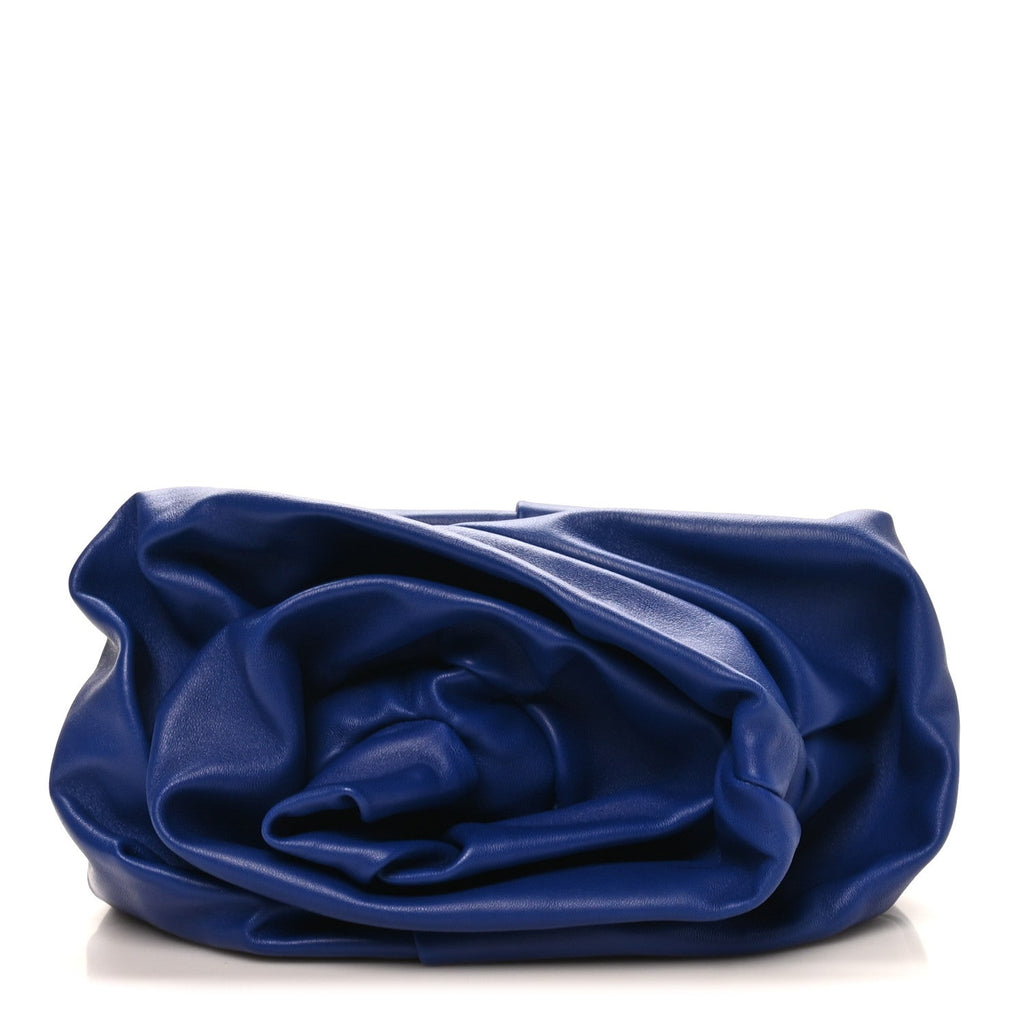 Smooth Calfskin Rose Clutch Knight