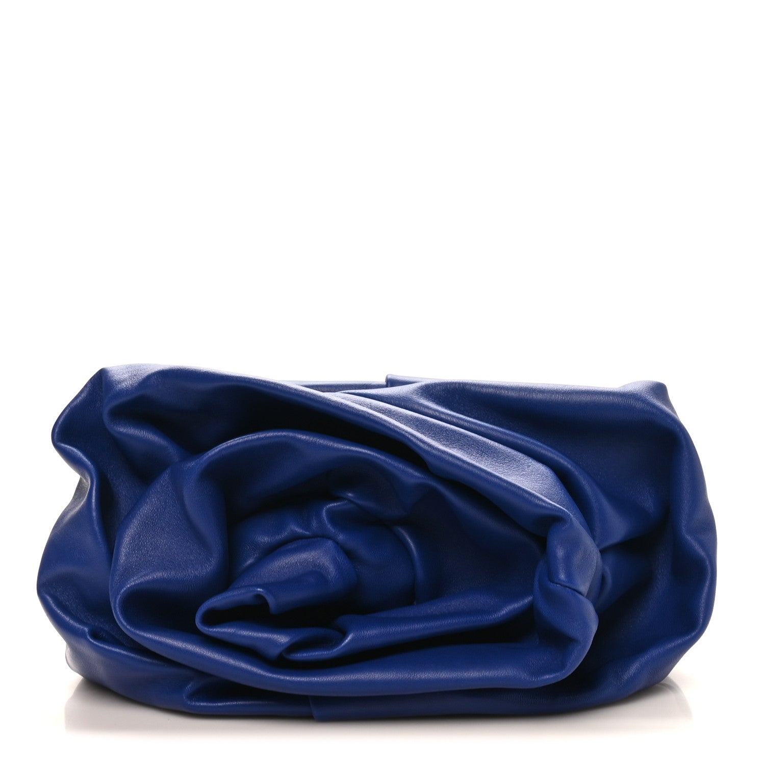 Smooth Calfskin Rose Clutch Knight