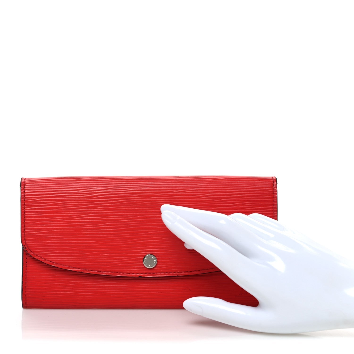 Epi Emilie Wallet Coquelicot