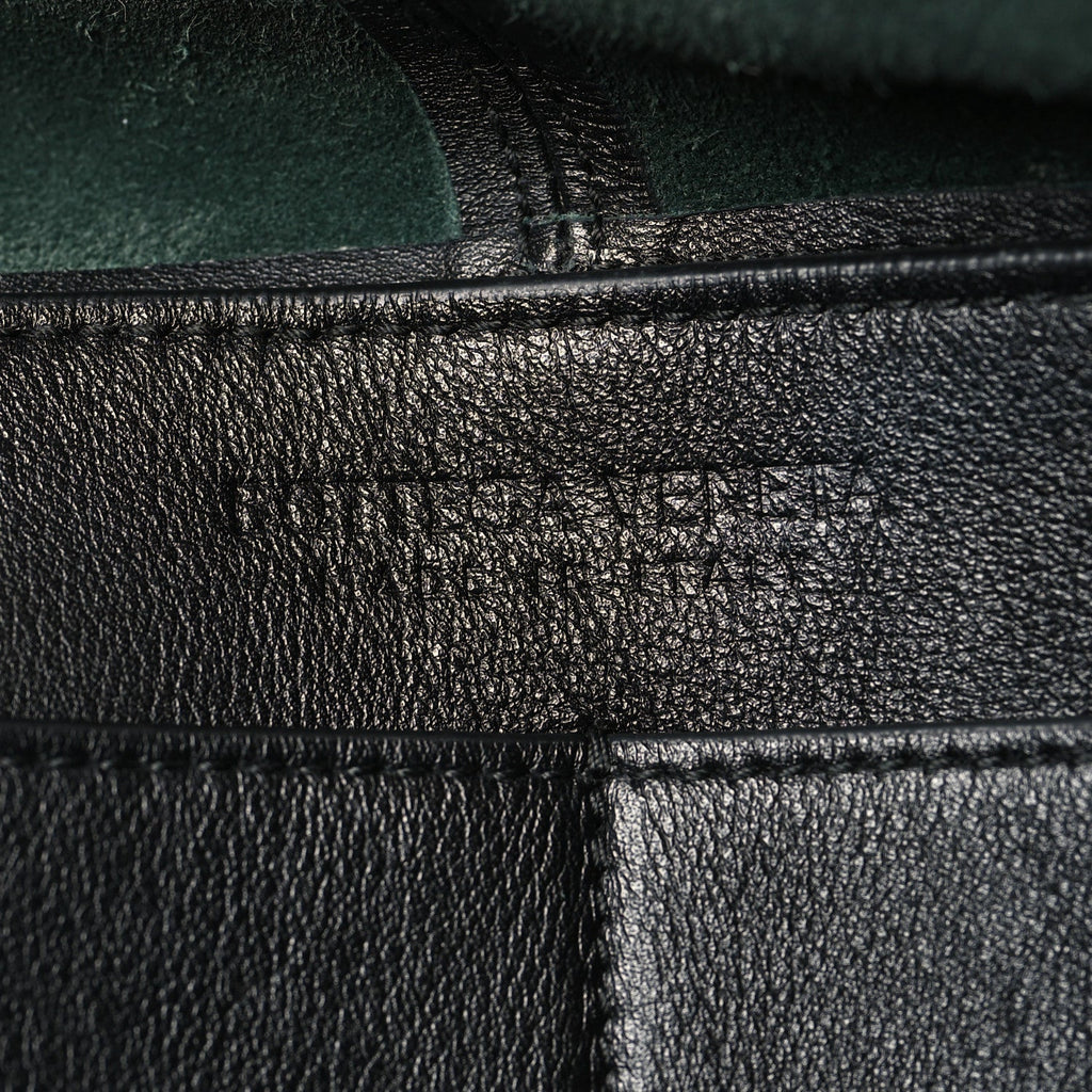 Silky Calfskin Medium Sawyer Messenger Bag Black