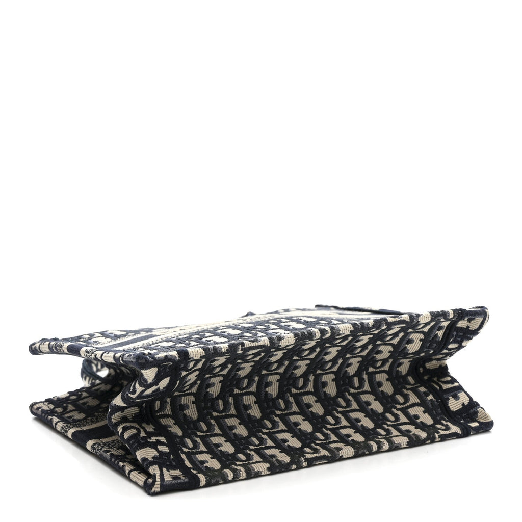 Oblique Small Book Tote Blue Multicolor