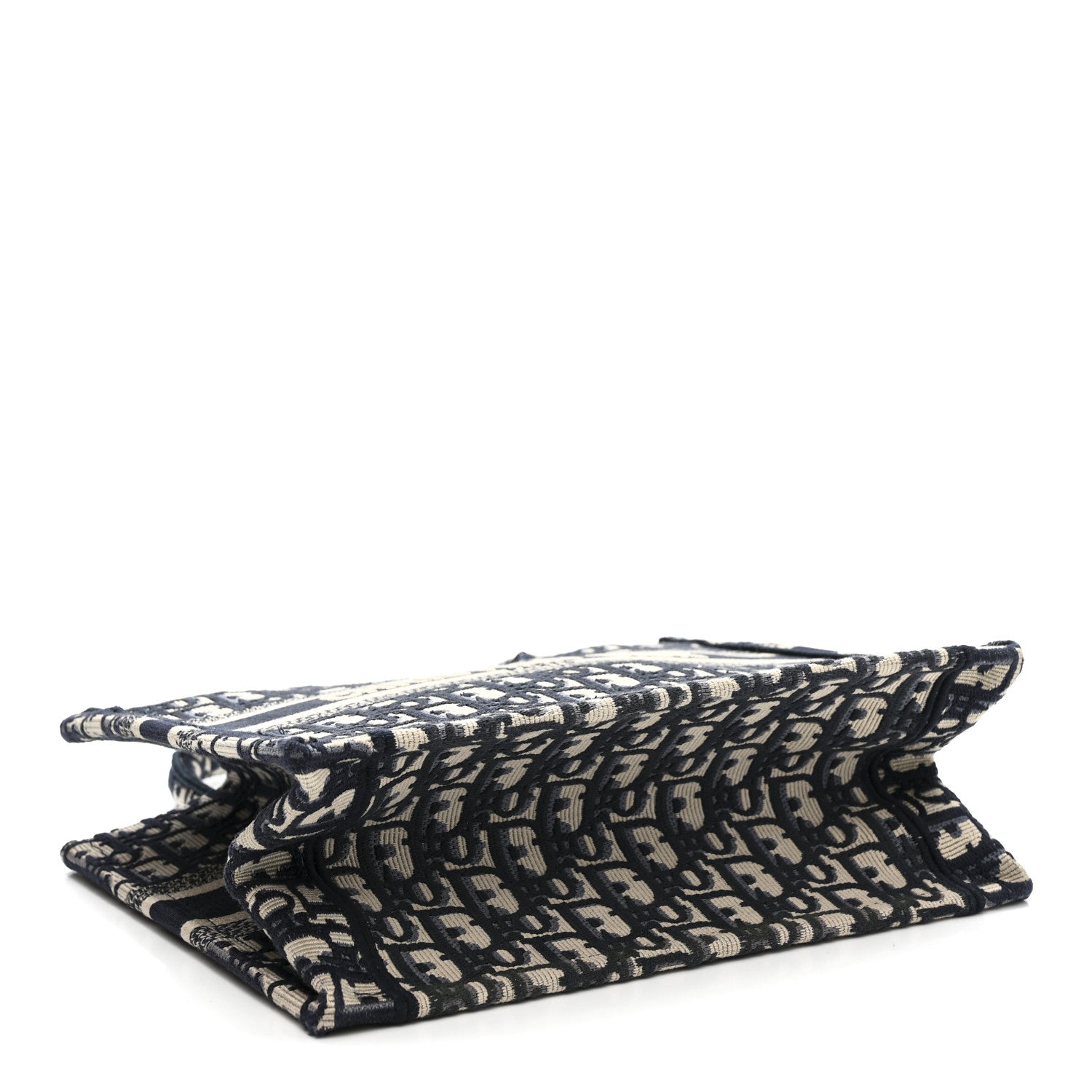 Oblique Small Book Tote Blue Multicolor