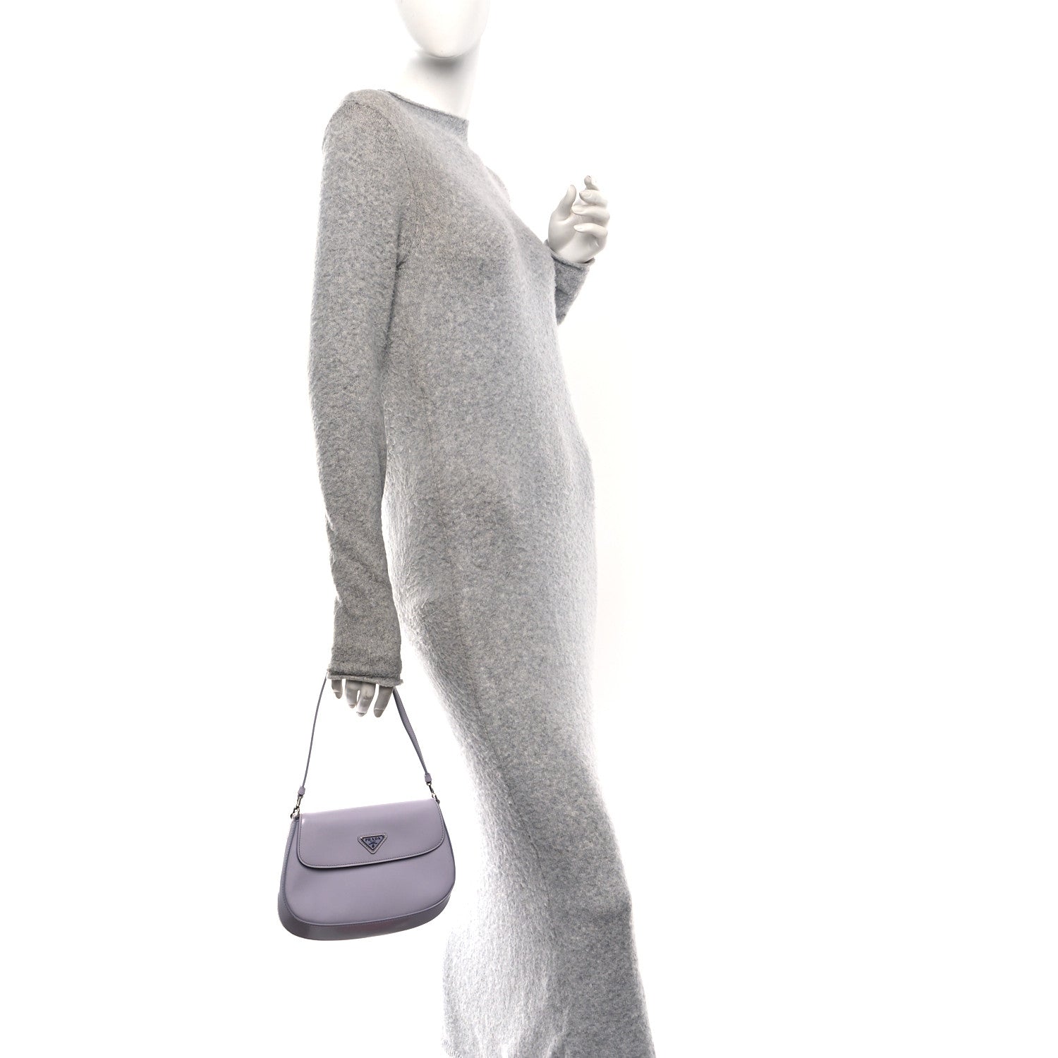 Spazzolato Cleo Flap Shoulder Bag Fiordaliso