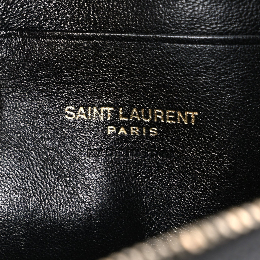 Grain De Poudre Matelasse Monogram Mini Lou Camera Bag Black