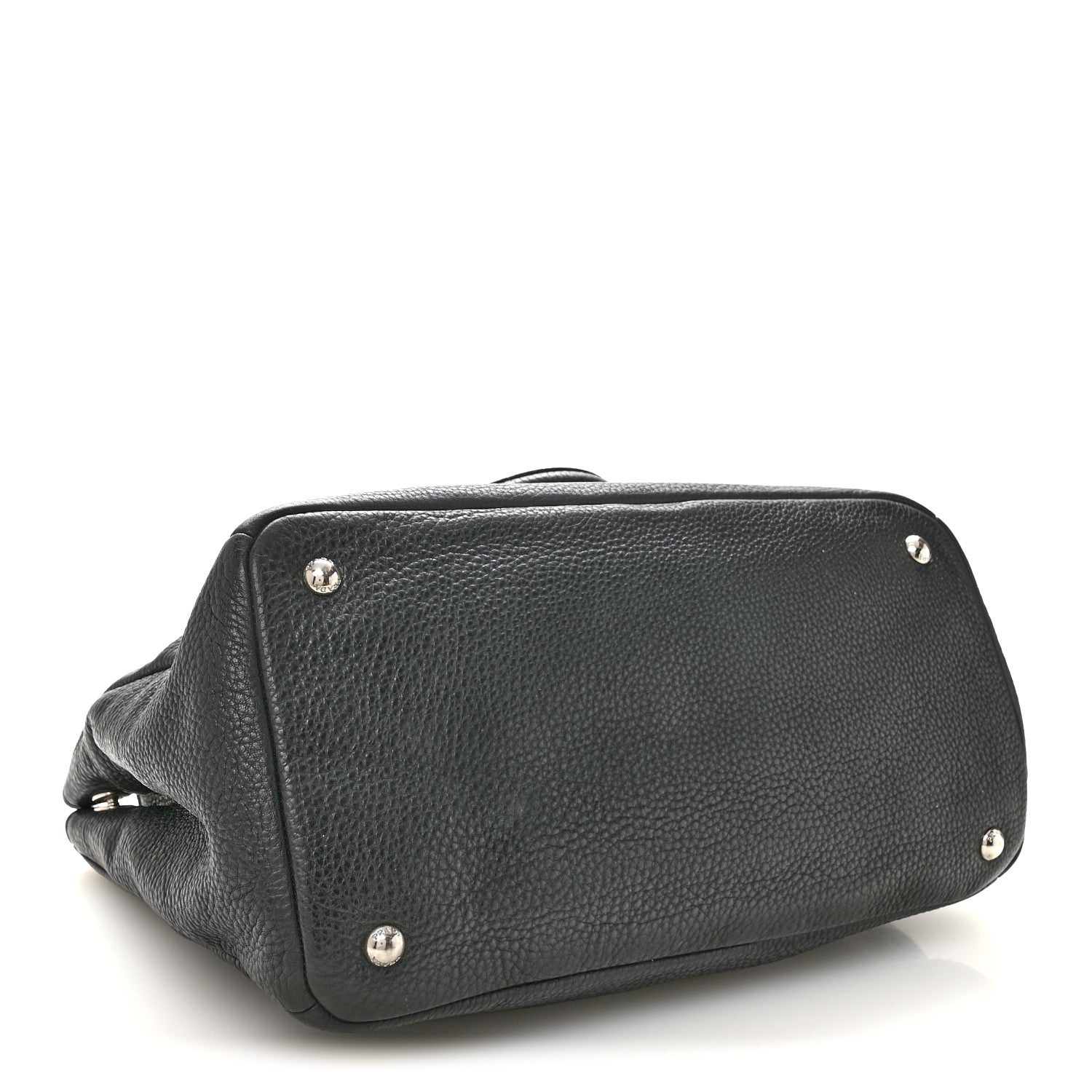 Vitello Daino Tote Dark Grey