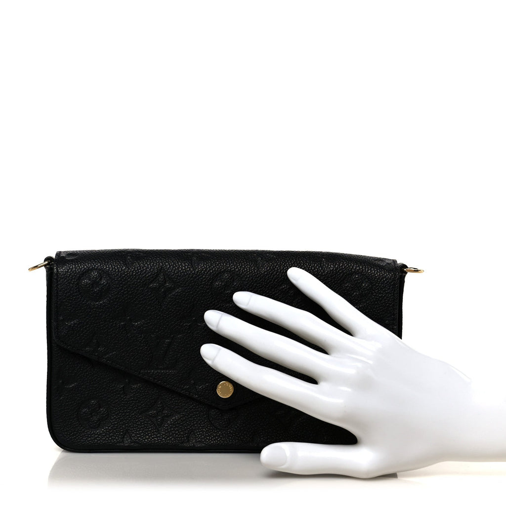 Empreinte Pochette Felicie Chain Wallet Black