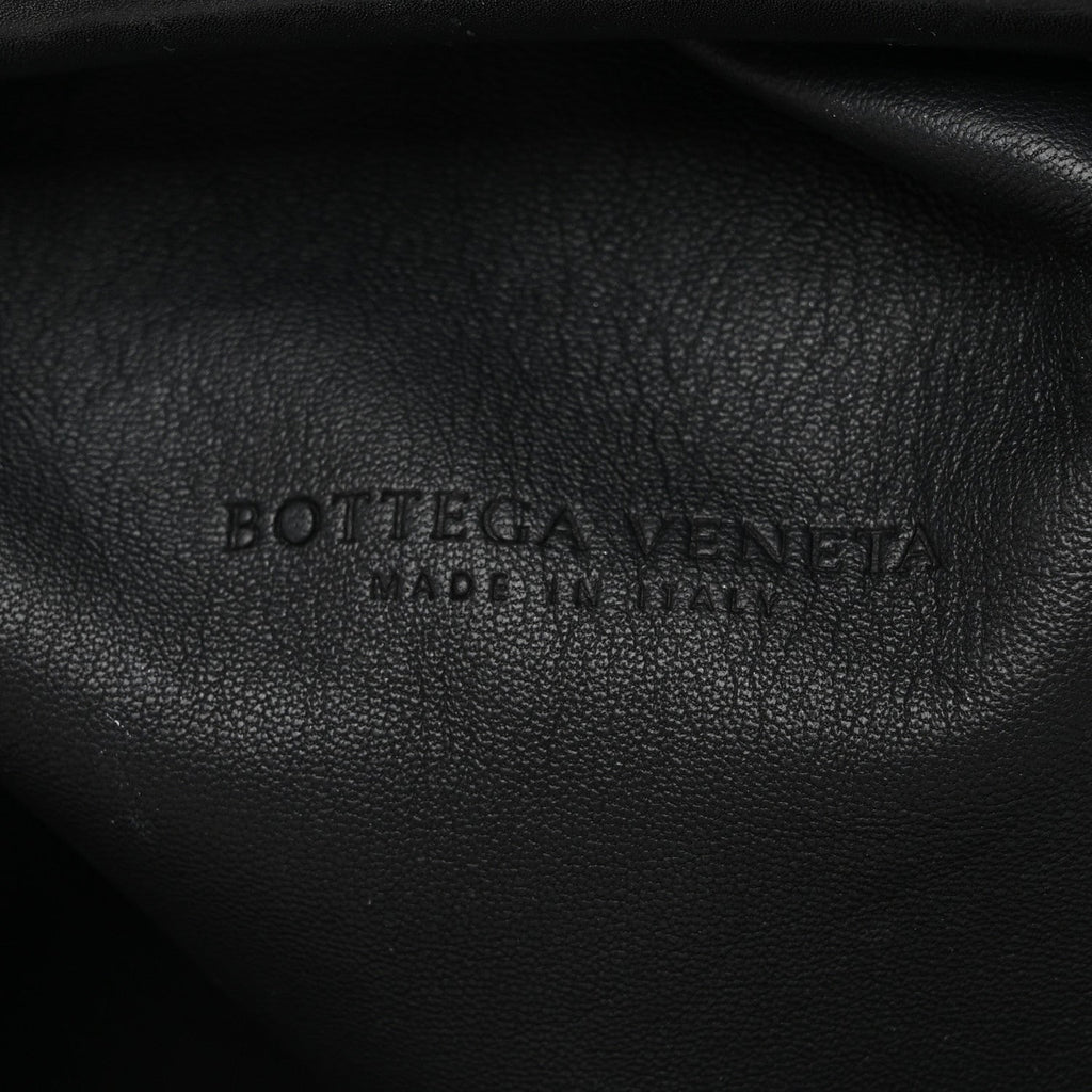 Nappa Maxi Intreccio The Pouch Oversized Clutch Black
