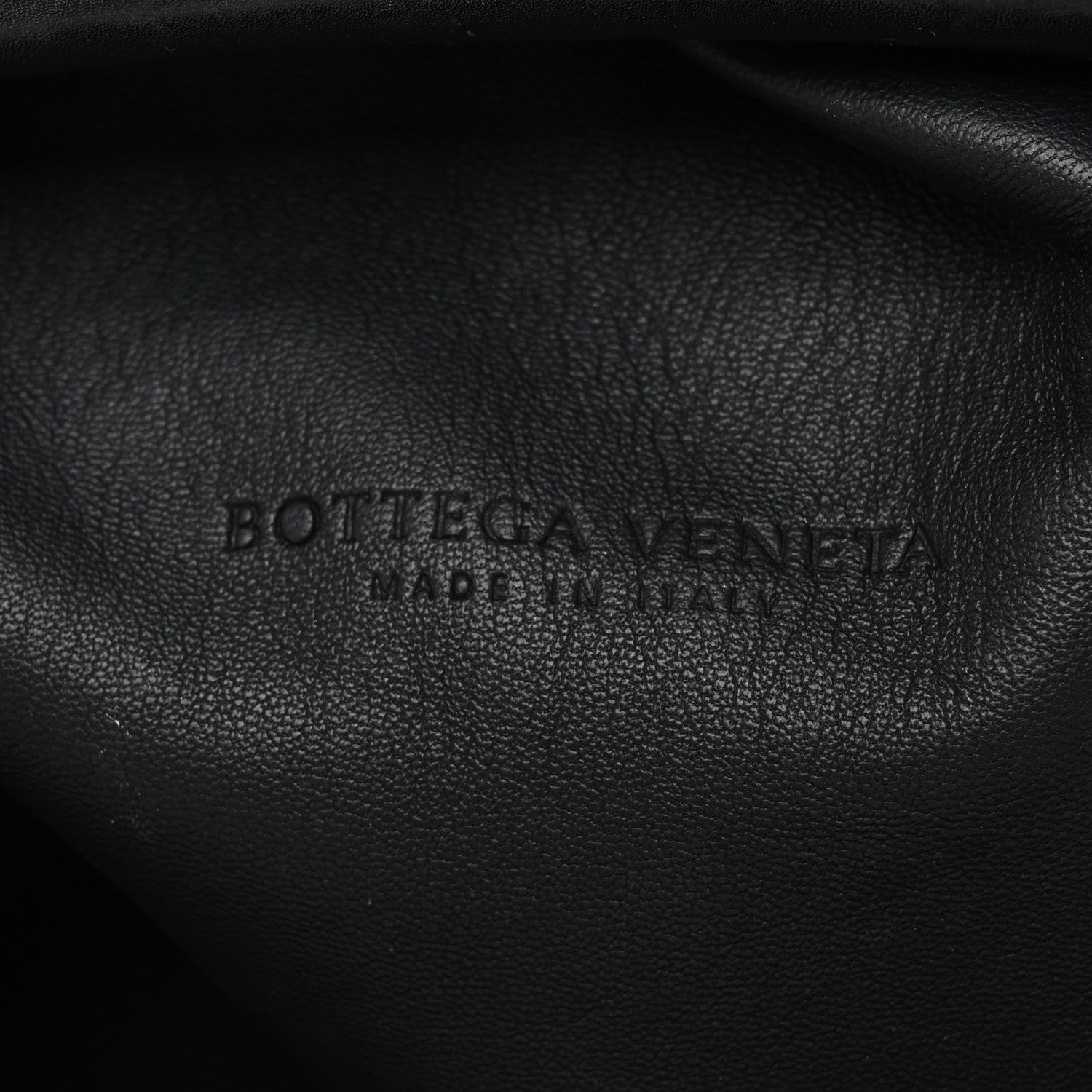 Nappa Maxi Intreccio The Pouch Oversized Clutch Black