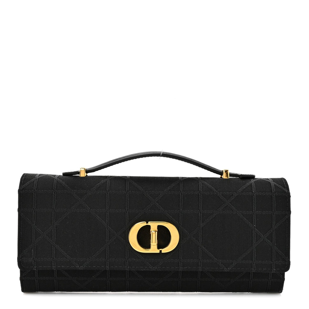 Technical Fabric Macrocannage Miss Caro Top Handle Pouch Black