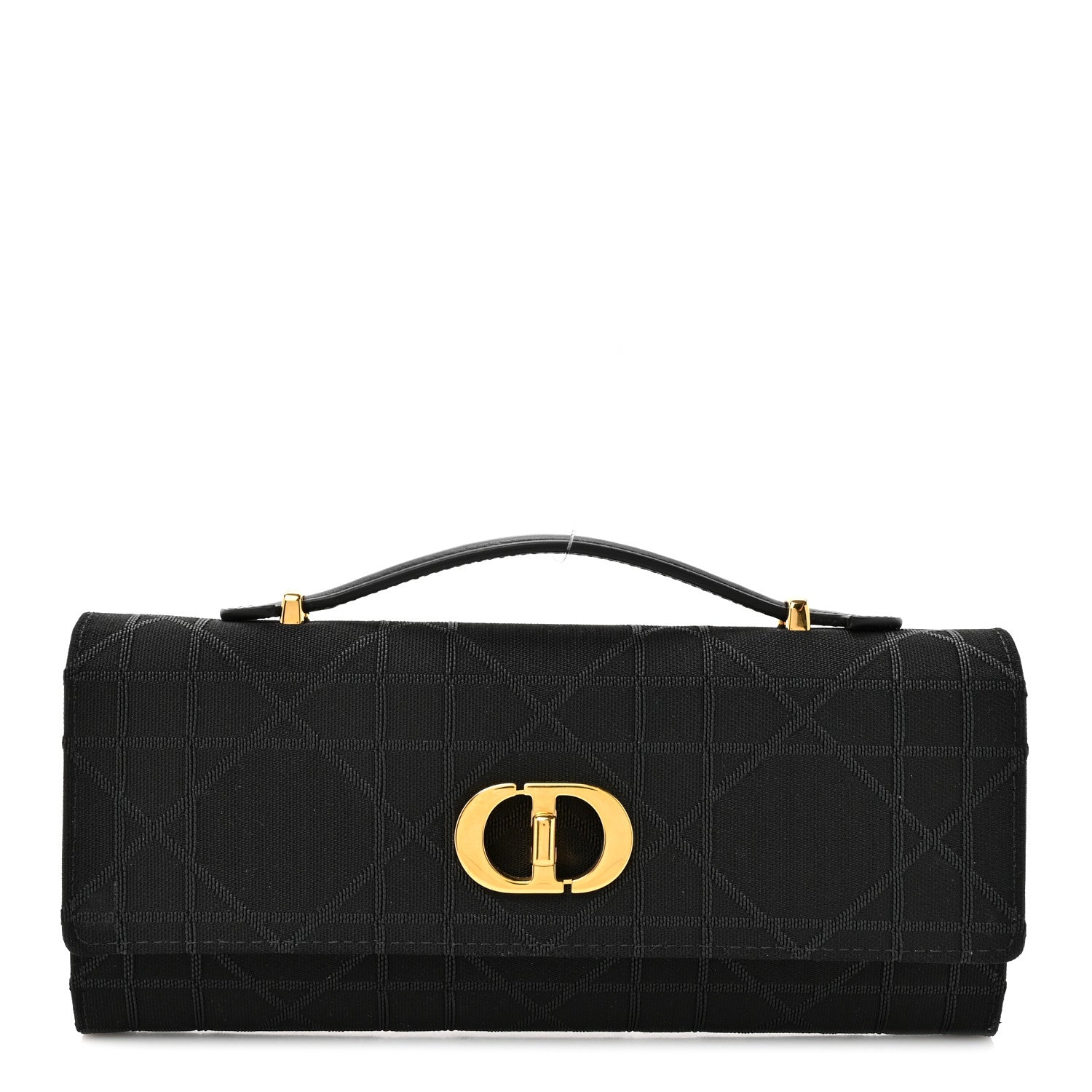 Technical Fabric Macrocannage Miss Caro Top Handle Pouch Black