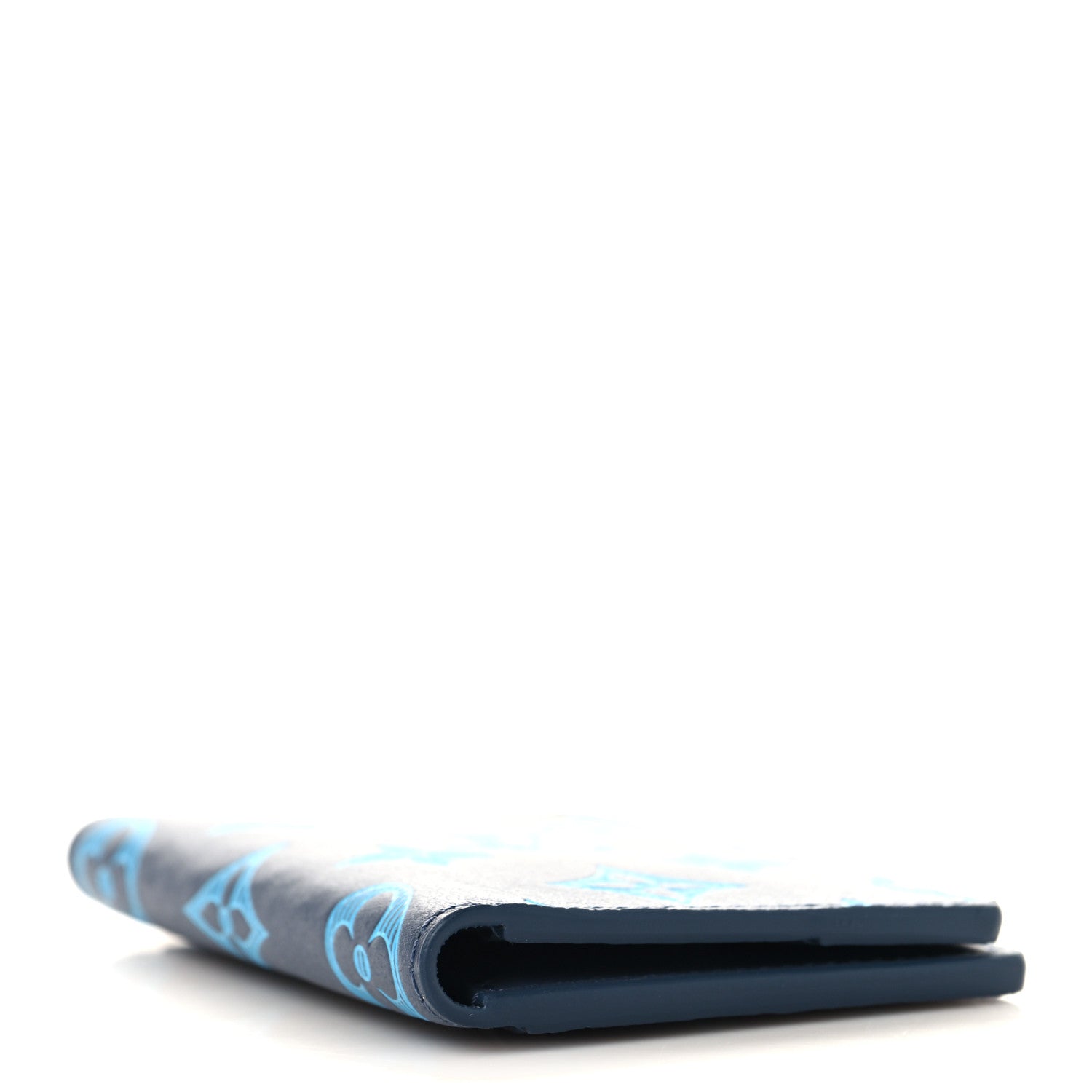 Calfskin Monogram Shadow Pocket Organizer Blue