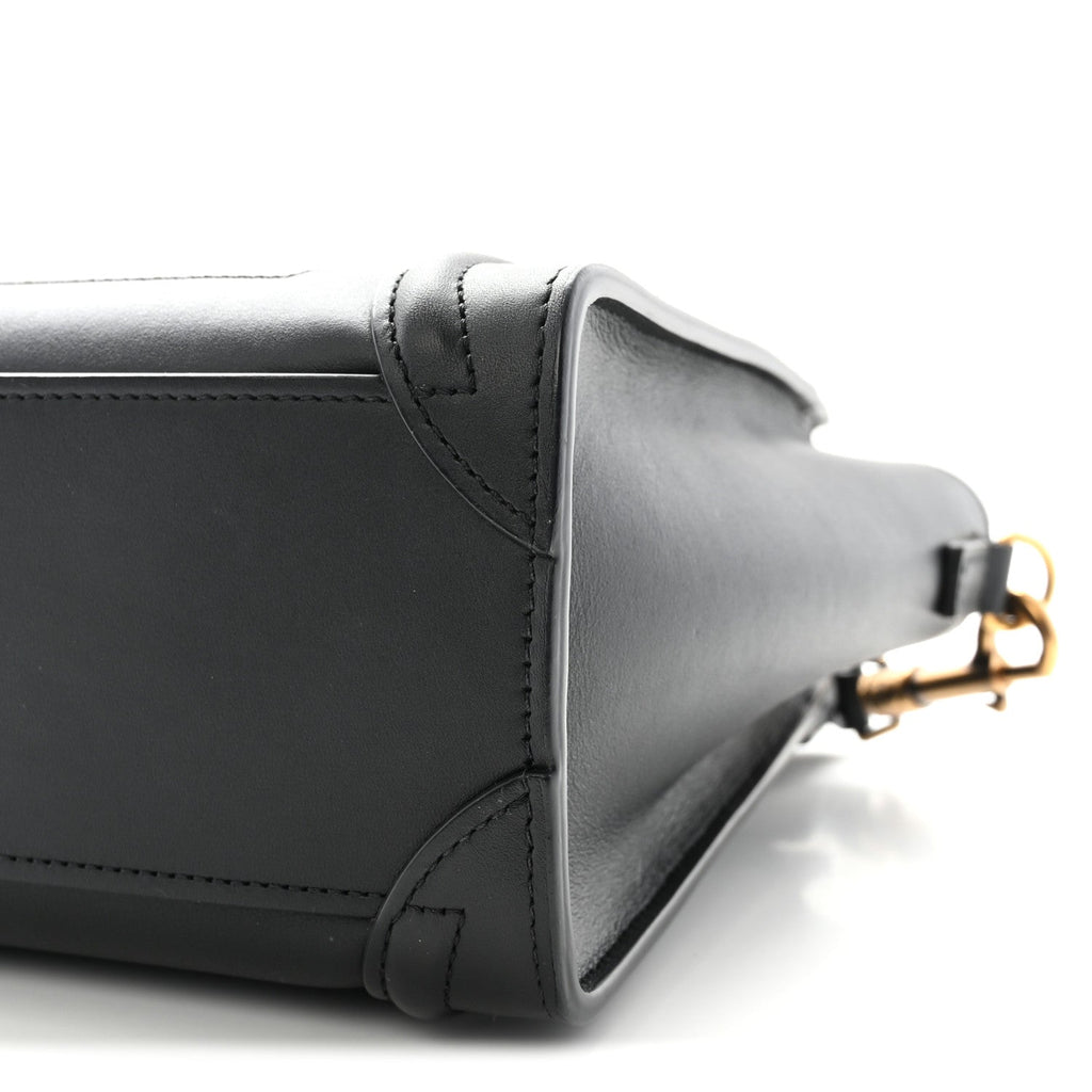 Smooth Calfskin Nano Luggage Black