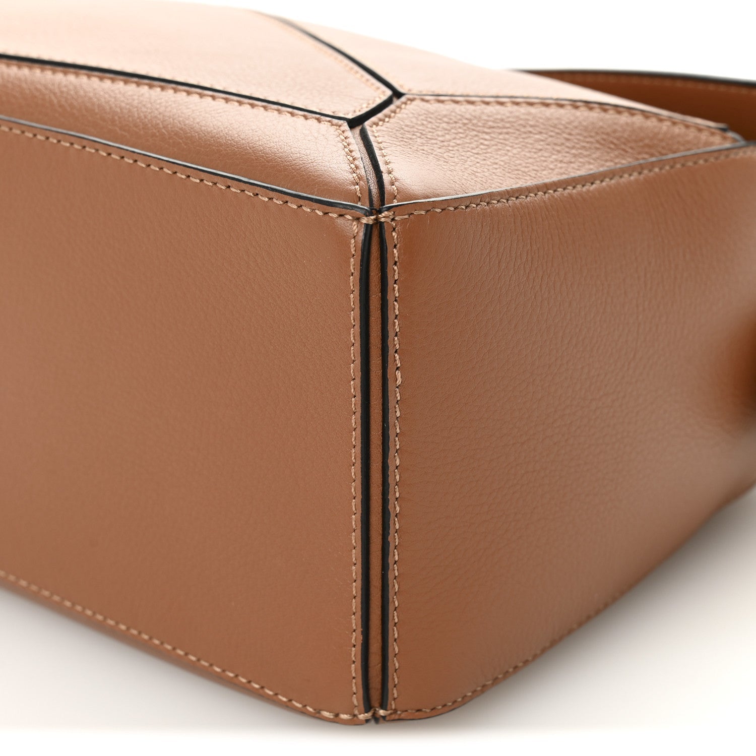 Calfskin Small Puzzle Bag Tan