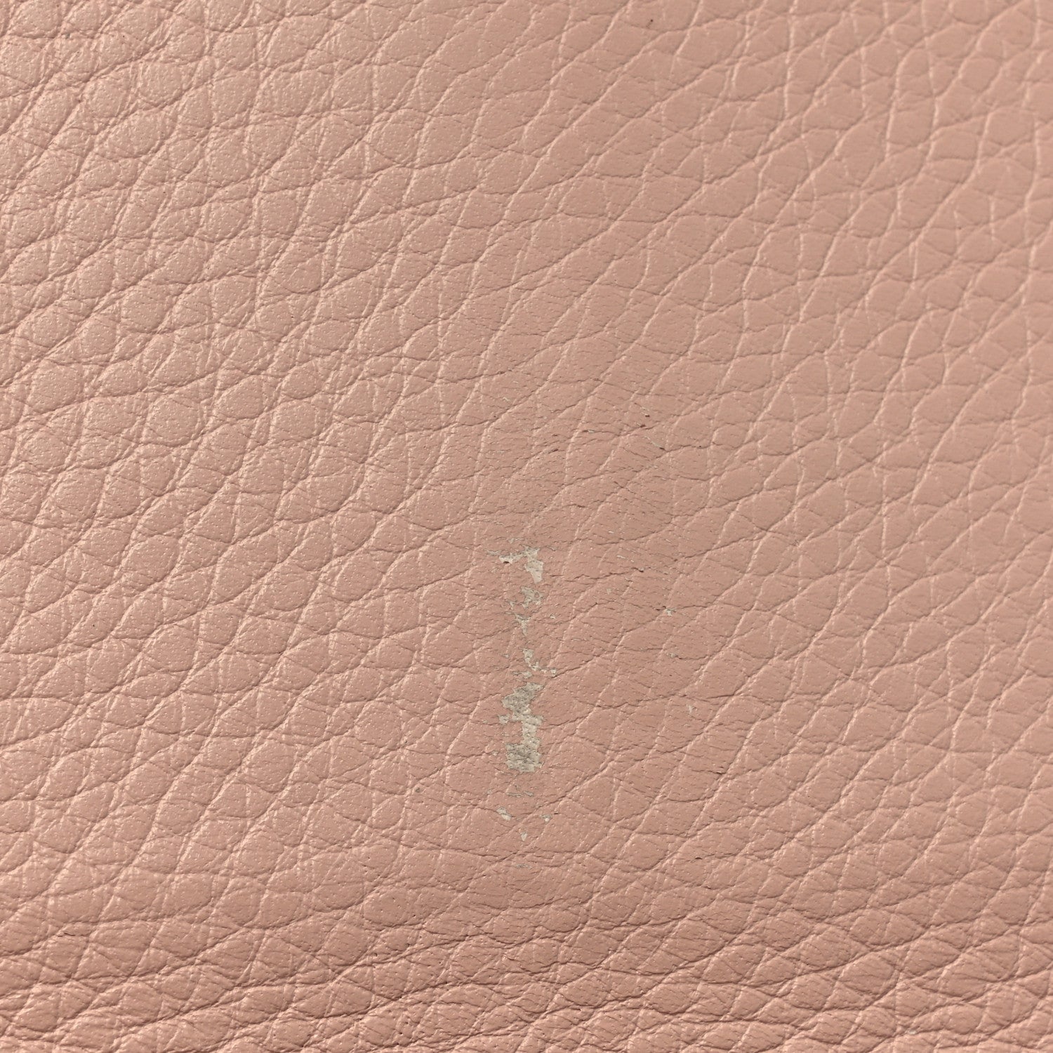 Calfskin Alphabet Long Wallet Blush Nude