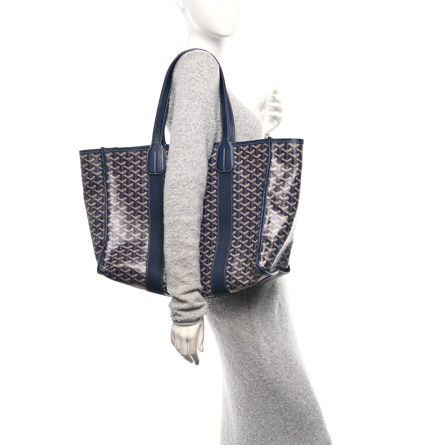 Goyardine Villette Tote Blue