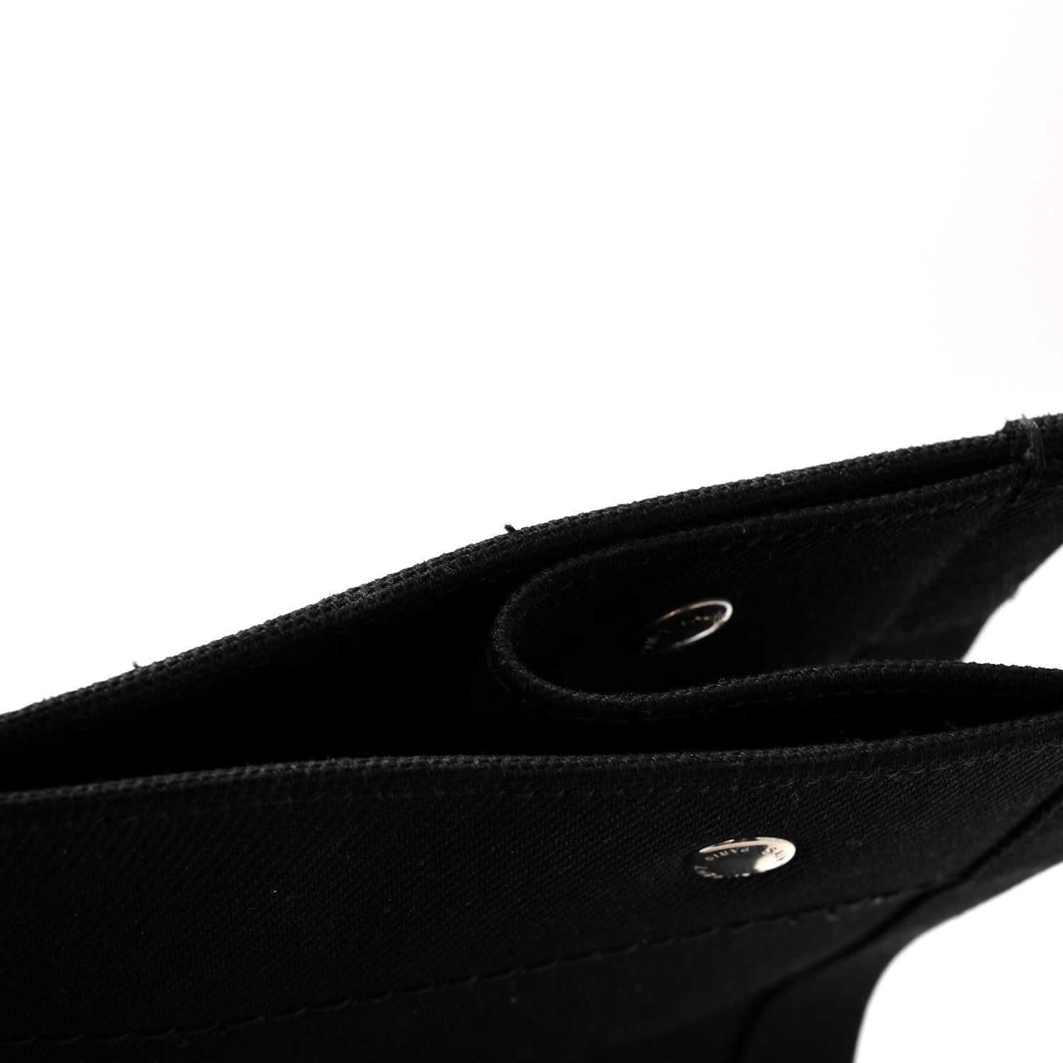 Linen Calfskin Rive Gauche Tote Black
