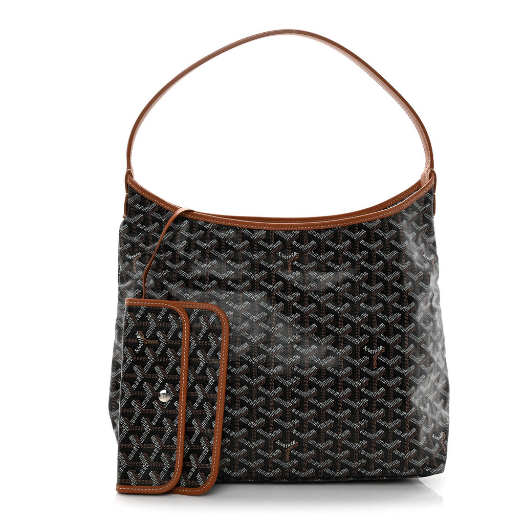 Goyardine Boheme Hobo Black Gold