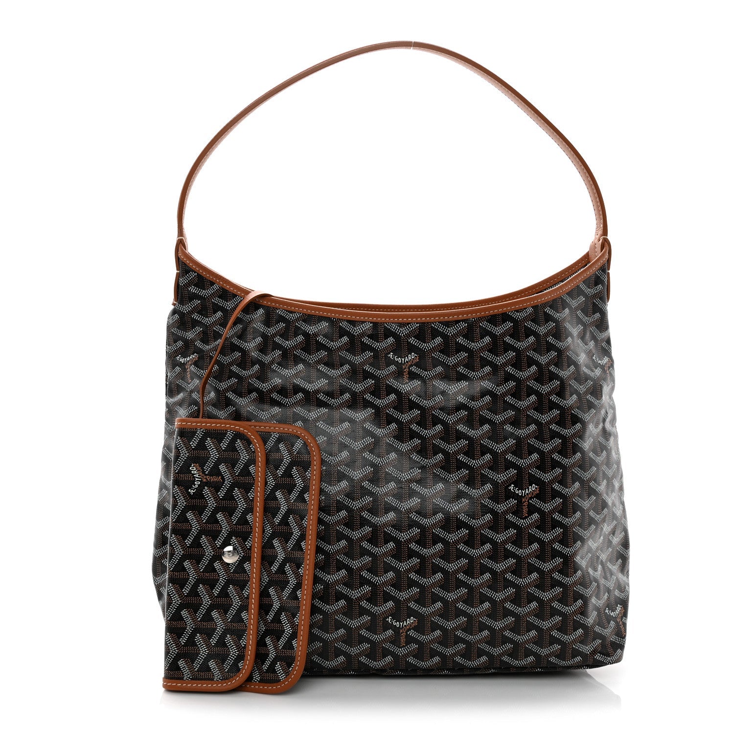 Goyardine Boheme Hobo Black Gold